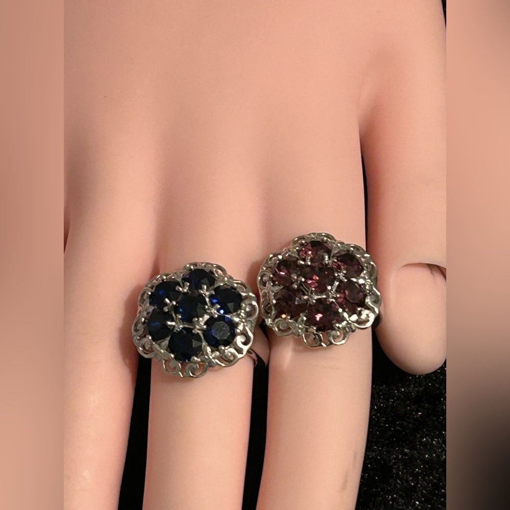 STS KARIS Gemstone Ring Duo – Size 5, Rare & Brand New